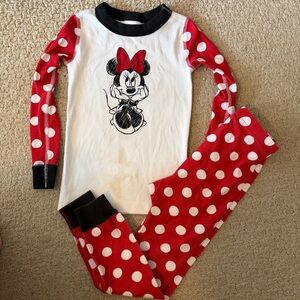 Hanna Andersson Disney Collection Minnie Mouse Polka Dot Pajama Set Size 4